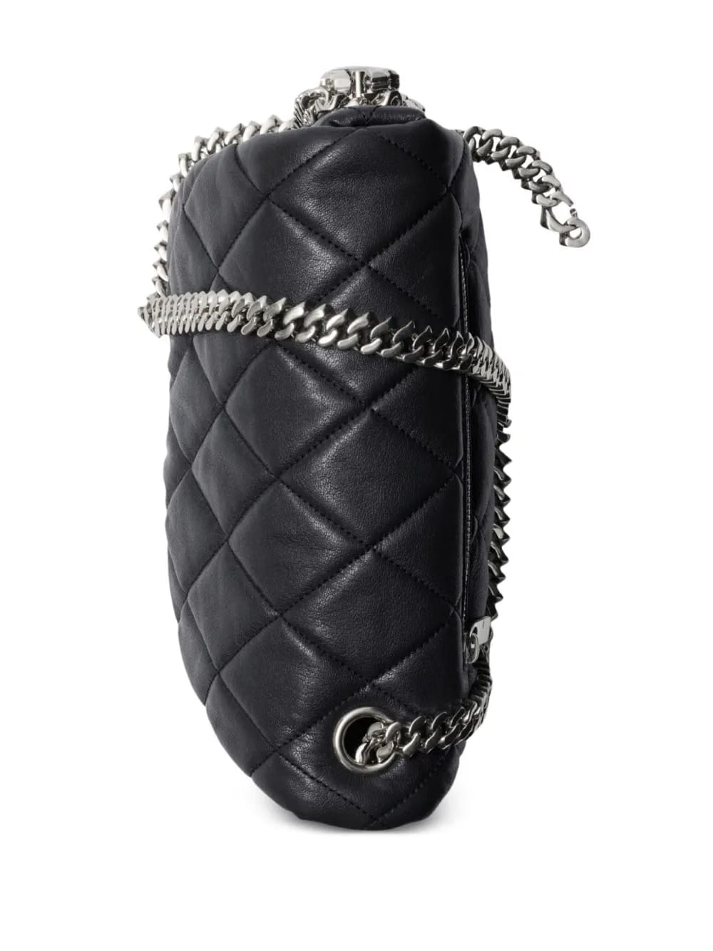 Shield Lock leather shoulder bag