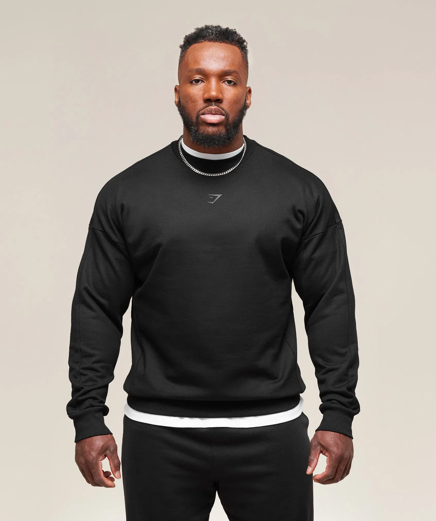 Gymshark Premium Power Crew - Black