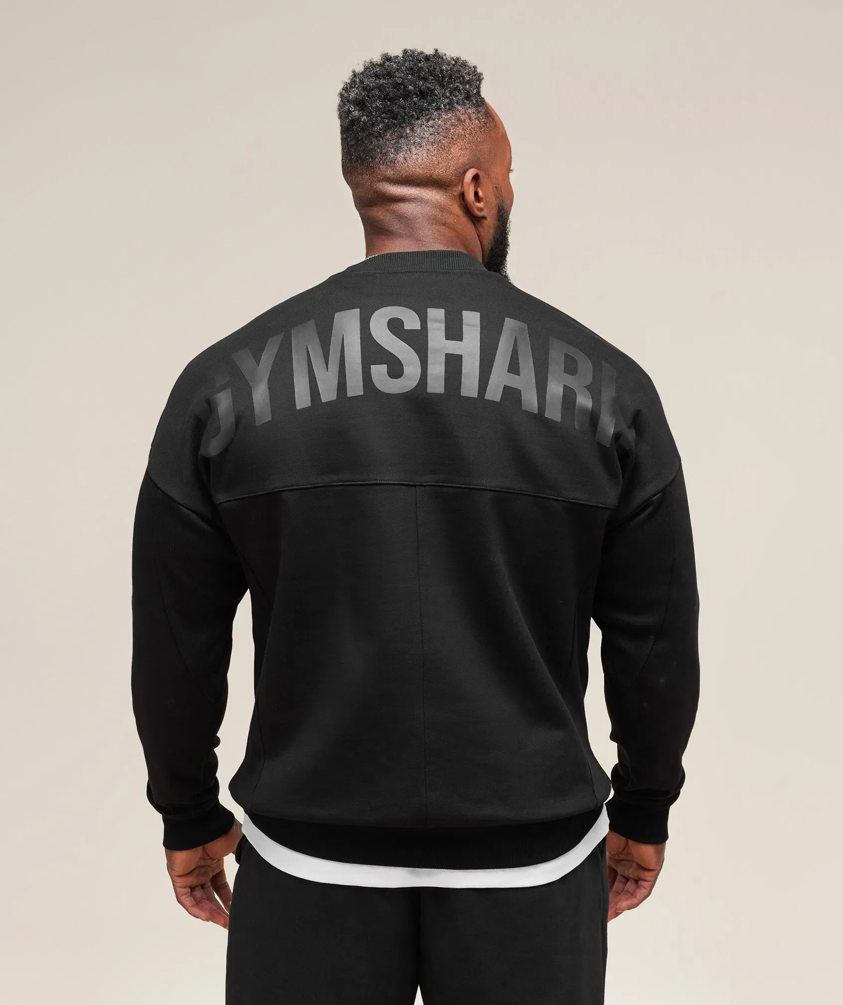 Gymshark Premium Power Crew - Black