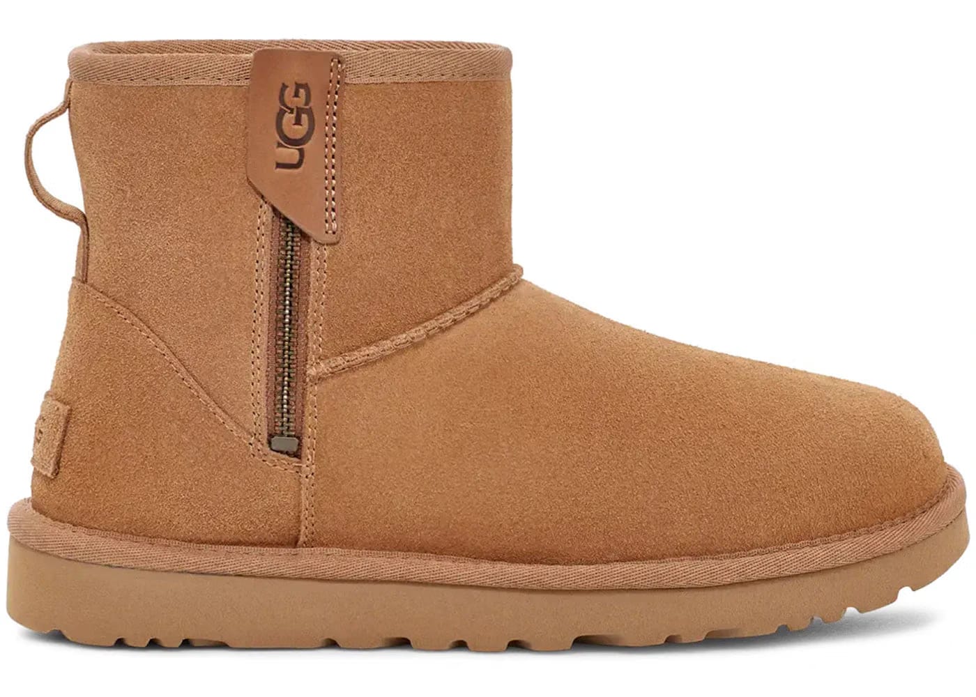 Ugg Classic Mini Bailey Zip Boot Chestnut Womens