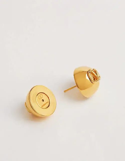 Vlogo Metal Earrings