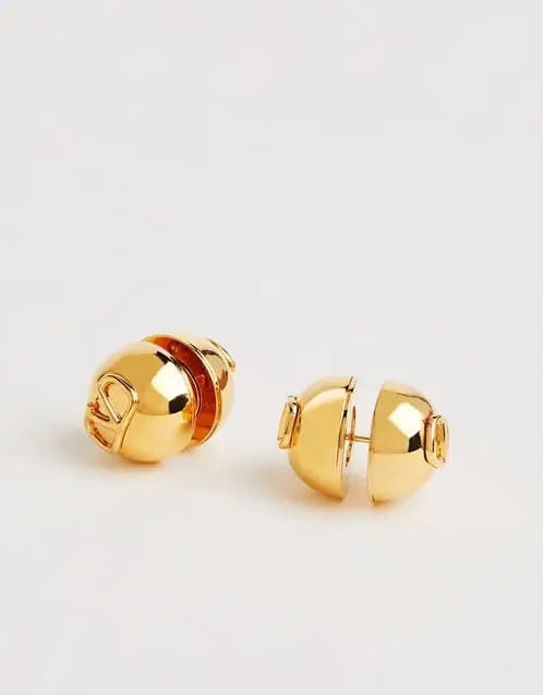 Vlogo Metal Earrings