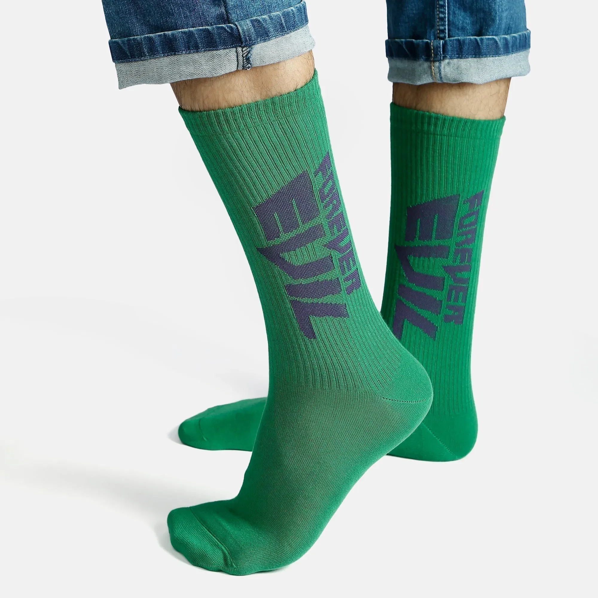 Men's Justice League Joker Crew Socks