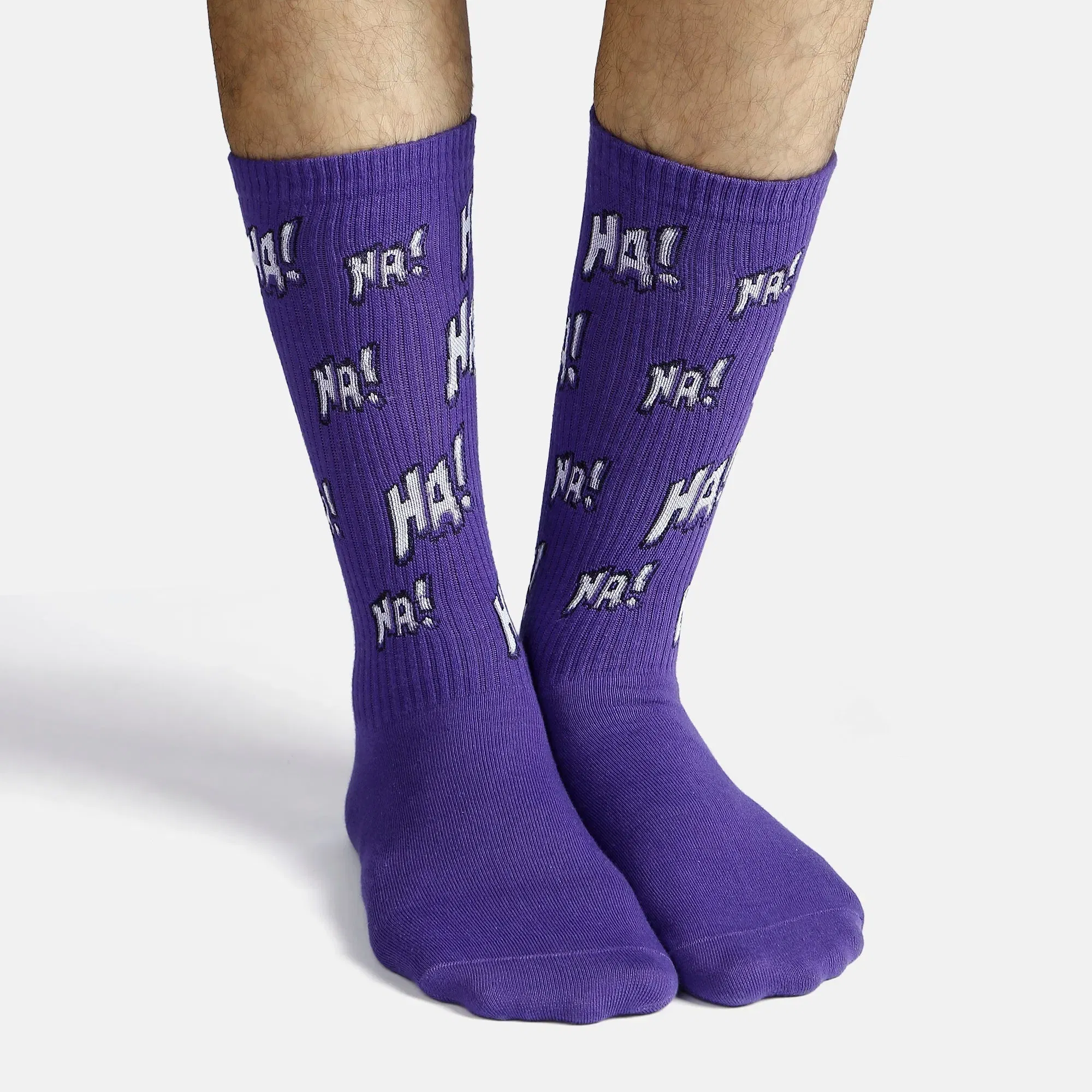Men's Justice League Joker Crew Socks