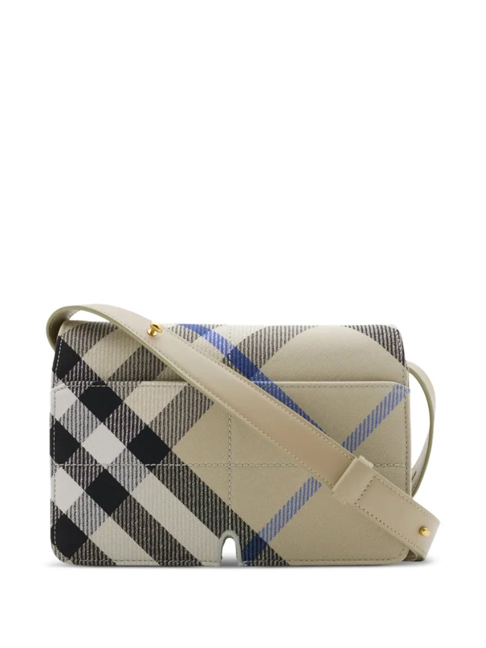 Snip checked shoulder bag