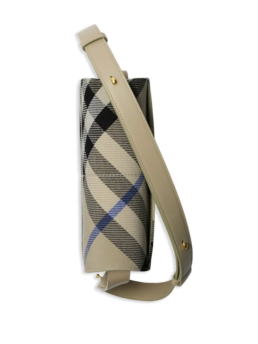 Snip checked shoulder bag