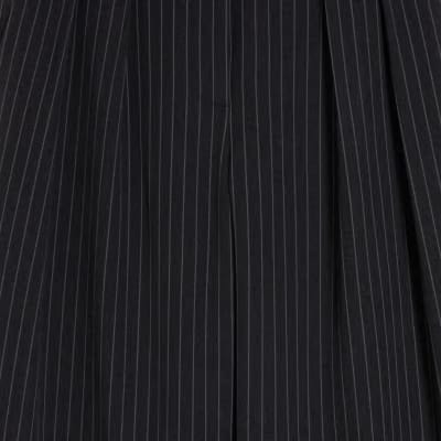 Black Stripe Wide Leg Trousers