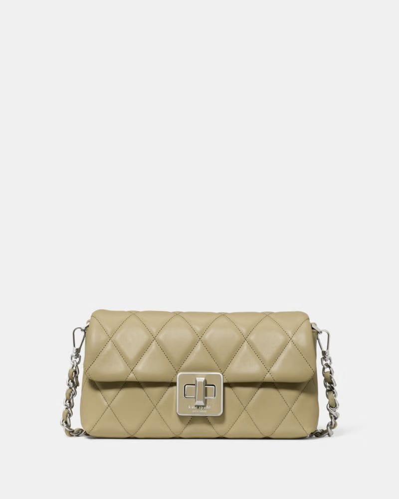 KateSpade Carey Quilted Mini Crossbody Elm