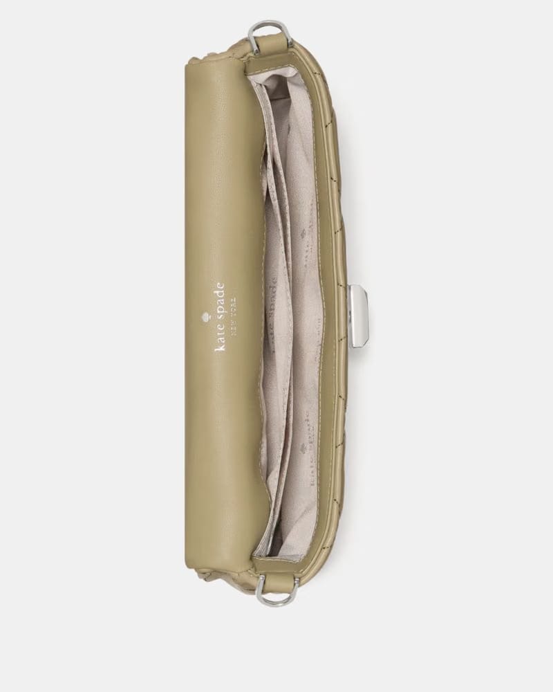KateSpade Carey Quilted Mini Crossbody Elm
