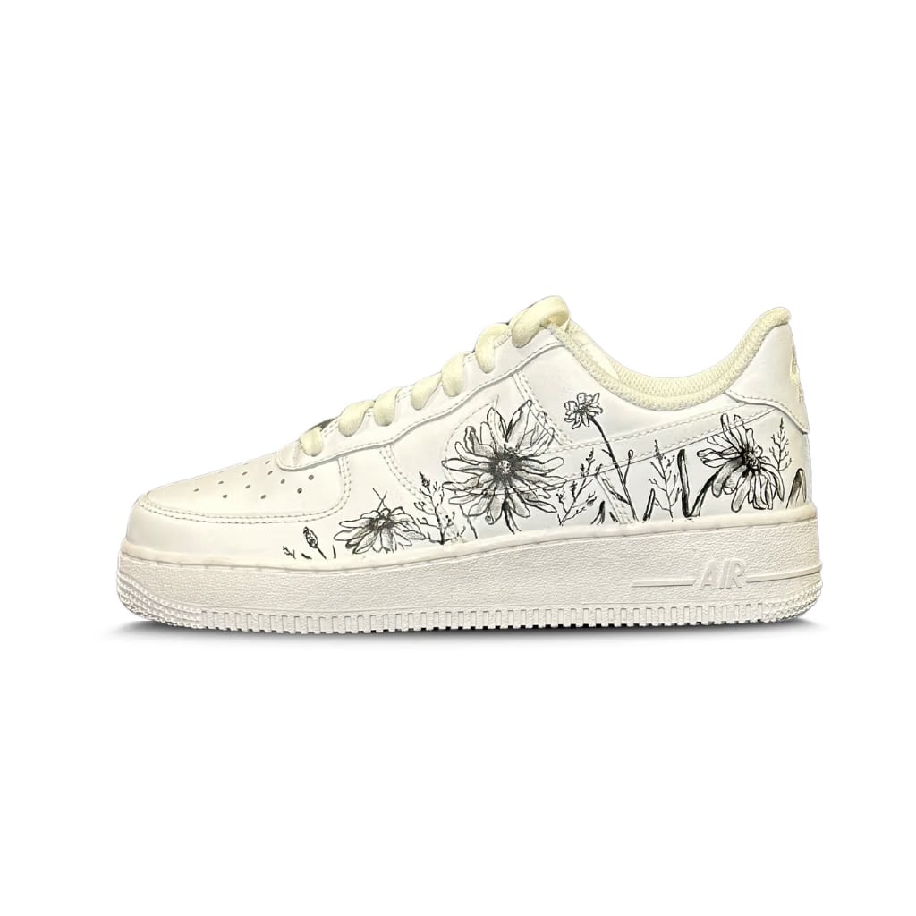 B&W FLOWER AF1