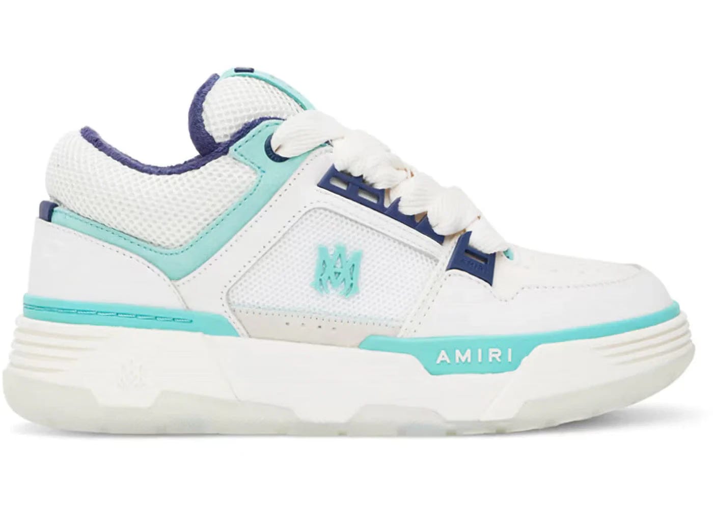 Amiri Ma-1 White Light Blue