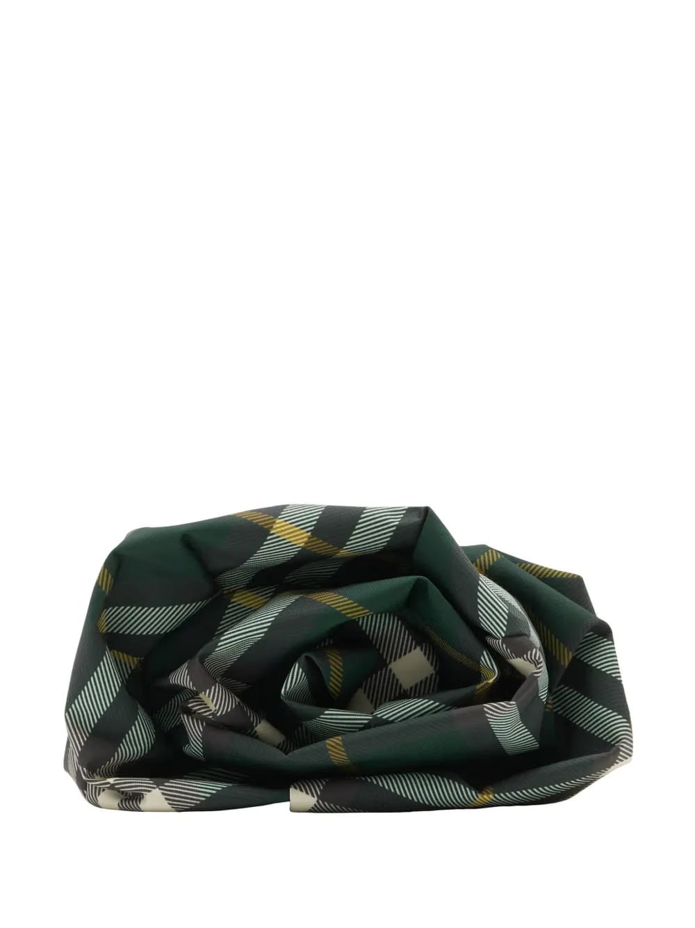Rose checkered clutch bag
