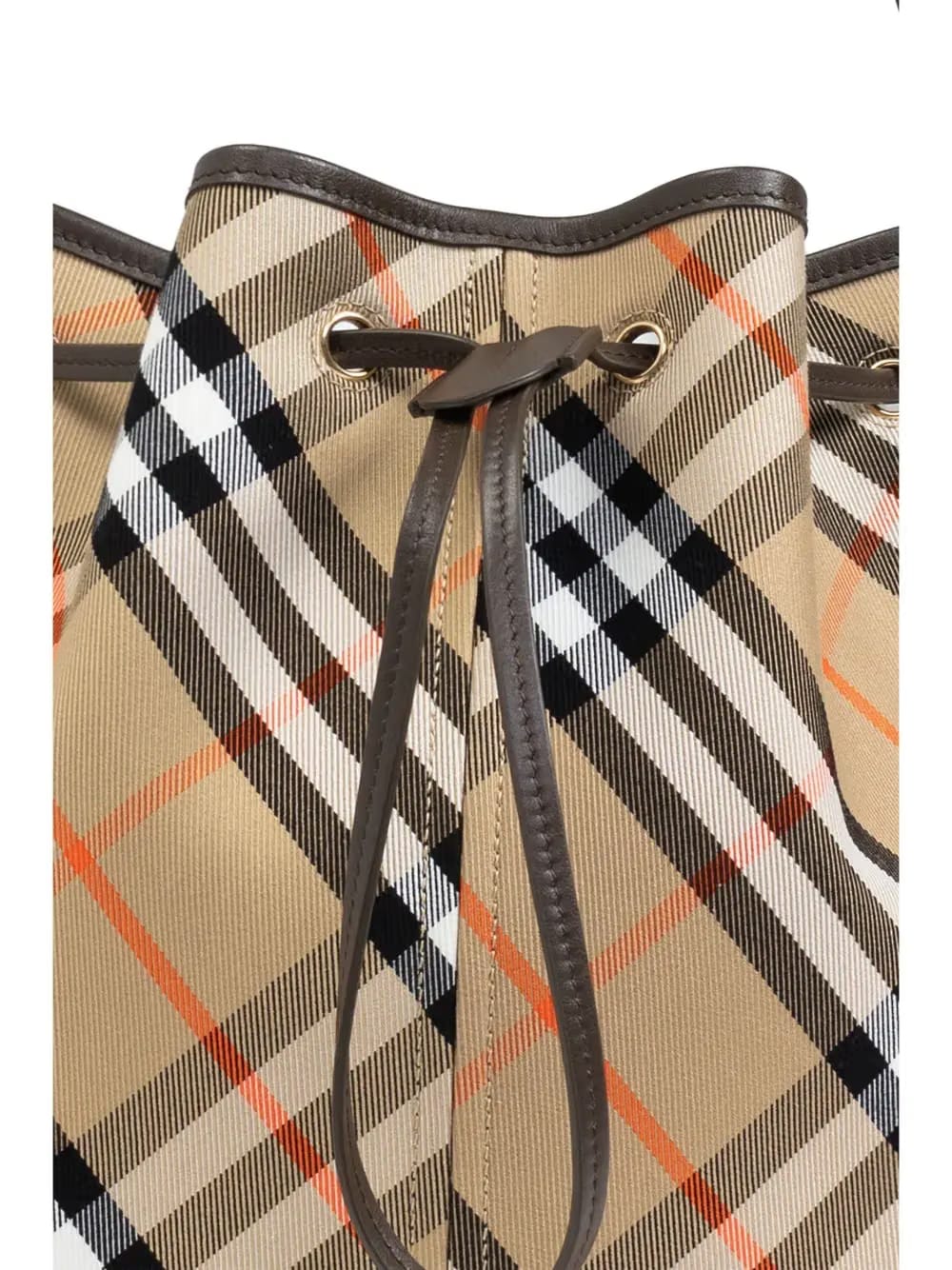 Vintage Check bucket shoulder bag