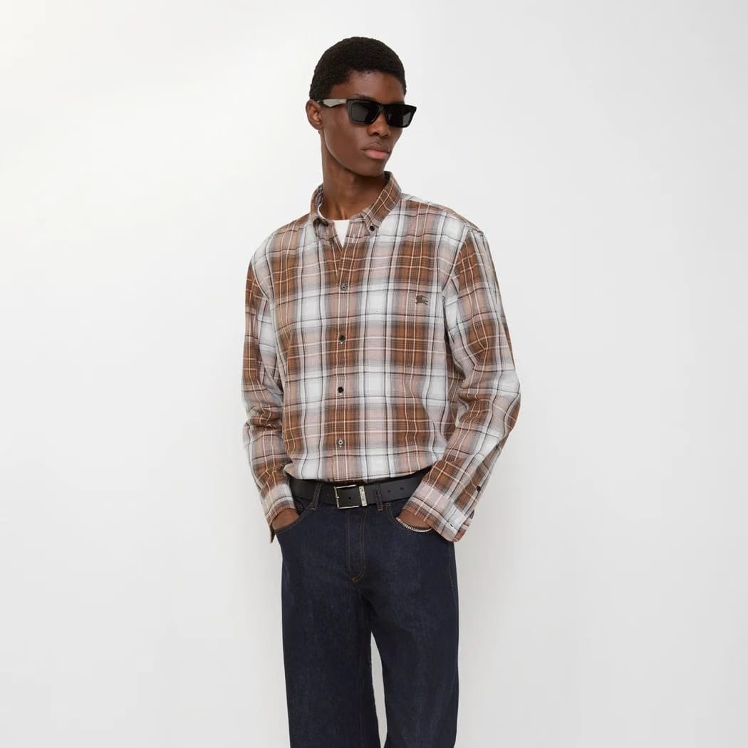 Madras Check Cotton Shirt