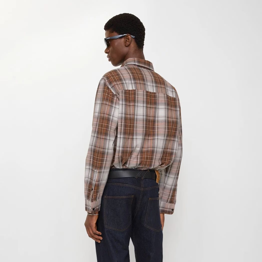 Madras Check Cotton Shirt