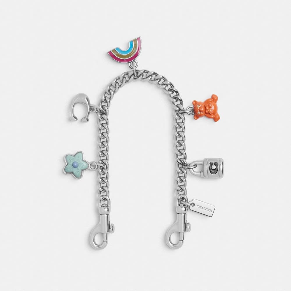 Silver Swagger Chain With Charms