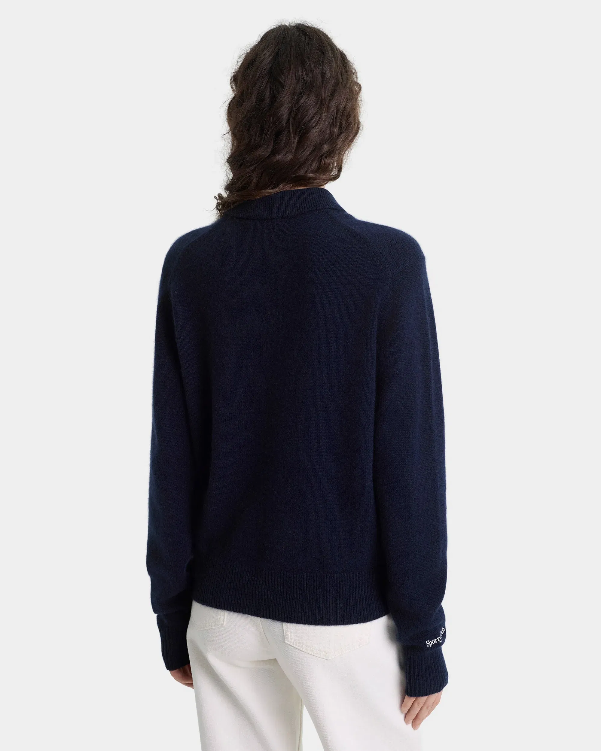 Heritage Yankees Serif Cashmere Polo - Navy/White
