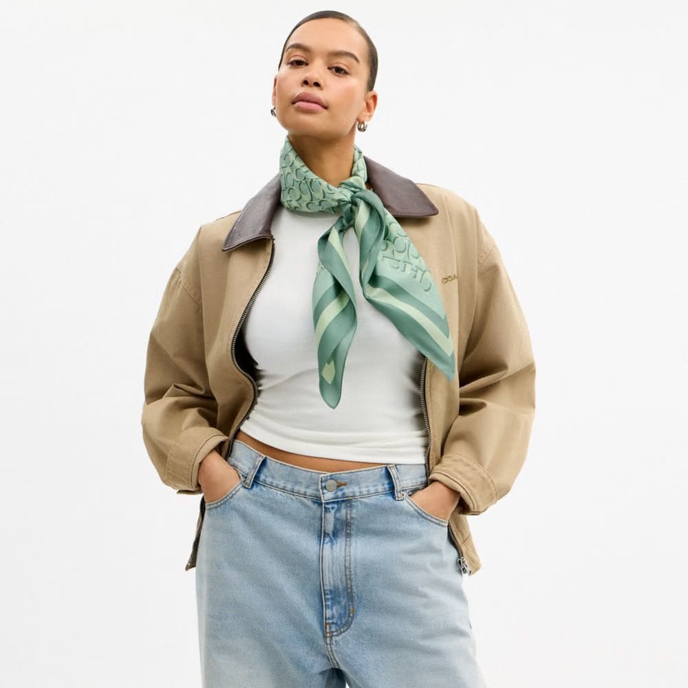 Signature Silk Square Scarf