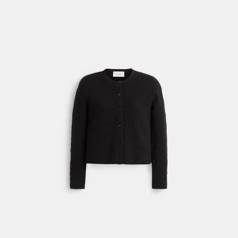 Restored Signature Knit Cropped Cardigan