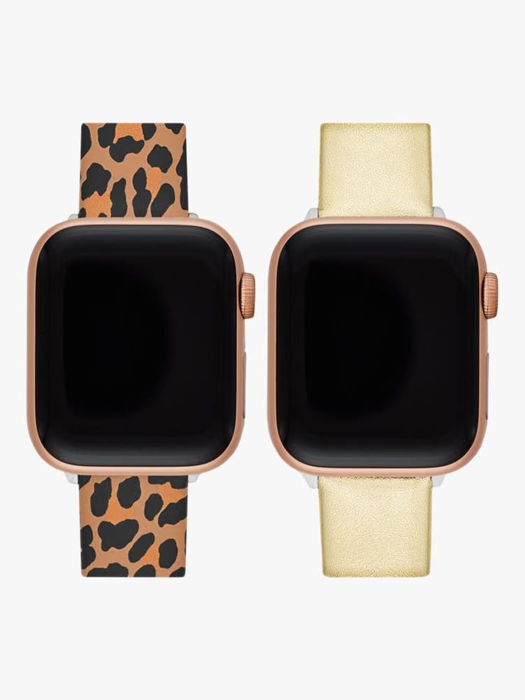 Leopard Cross Compatible 38/40/41mm Band Set For Apple Watch®