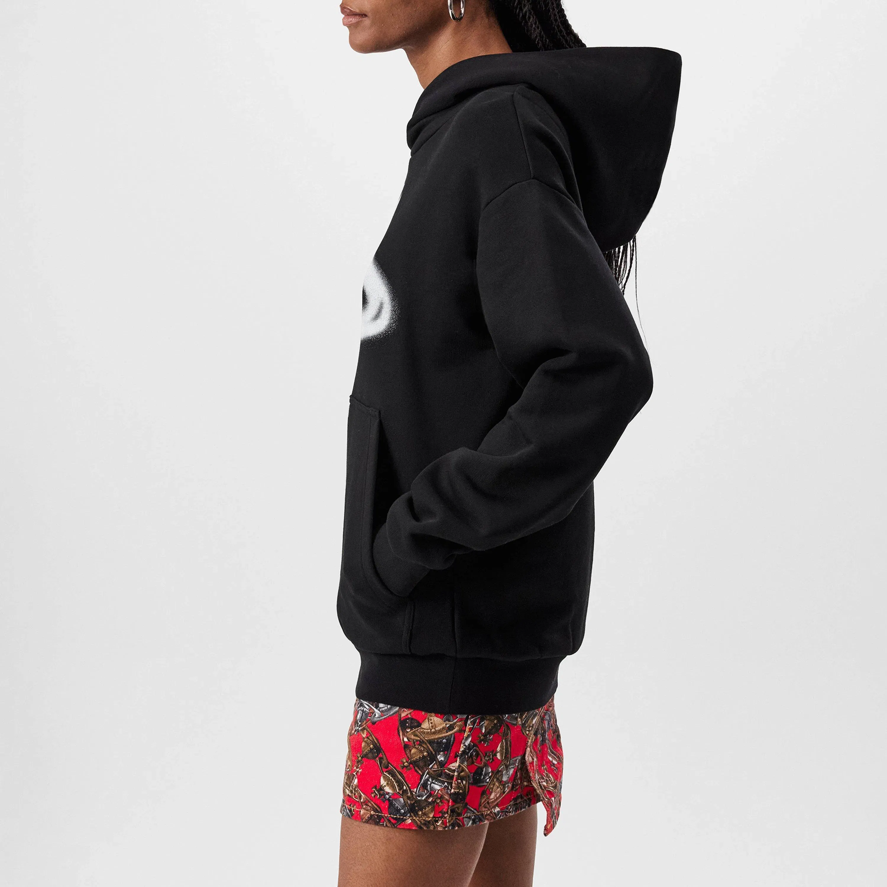 Logo Cotton Spray Orb Overhead Hoodie