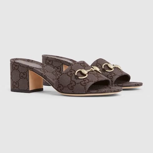Women's slide sandal with Horsebit