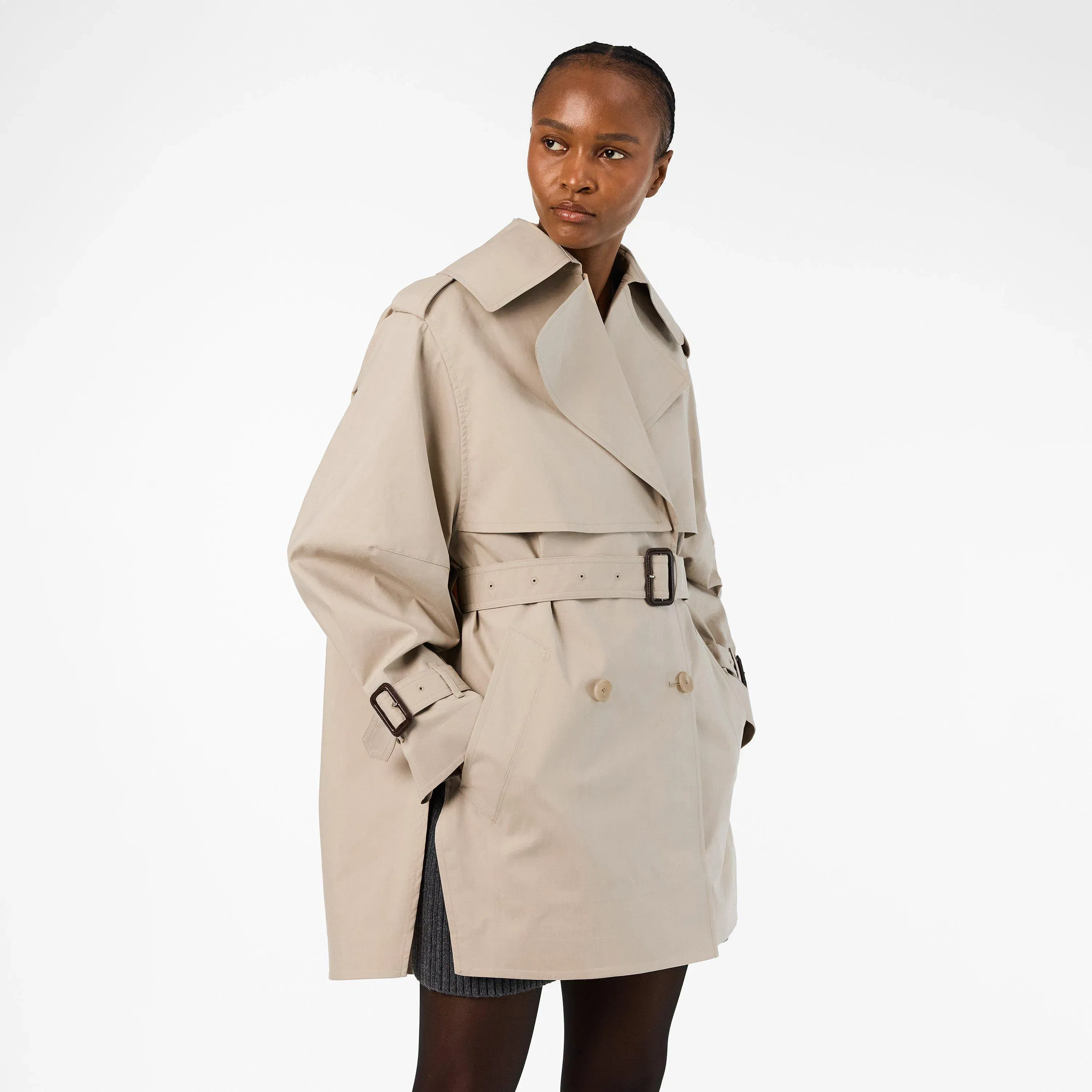 Cocoon Oversized Trench Coat