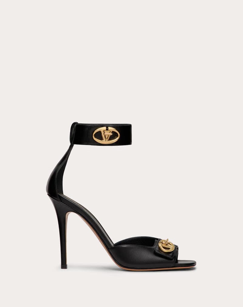 V-Logo Locker Calfskin Sandal