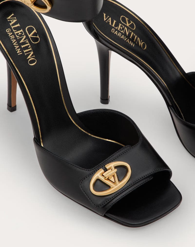 V-Logo Locker Calfskin Sandal