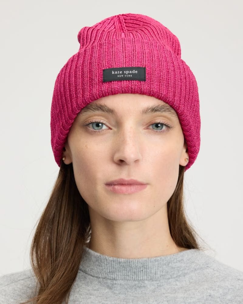 Metallic Sam Label Beanie