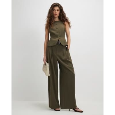 Green Fitted Waistcoat
