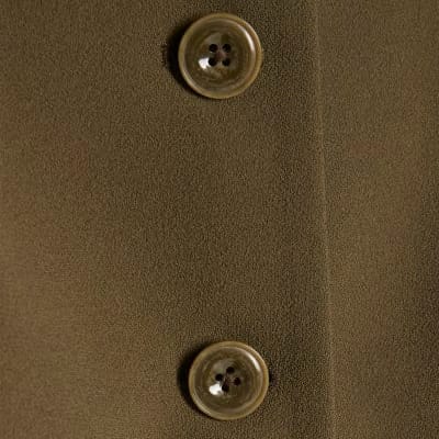 Green Fitted Waistcoat