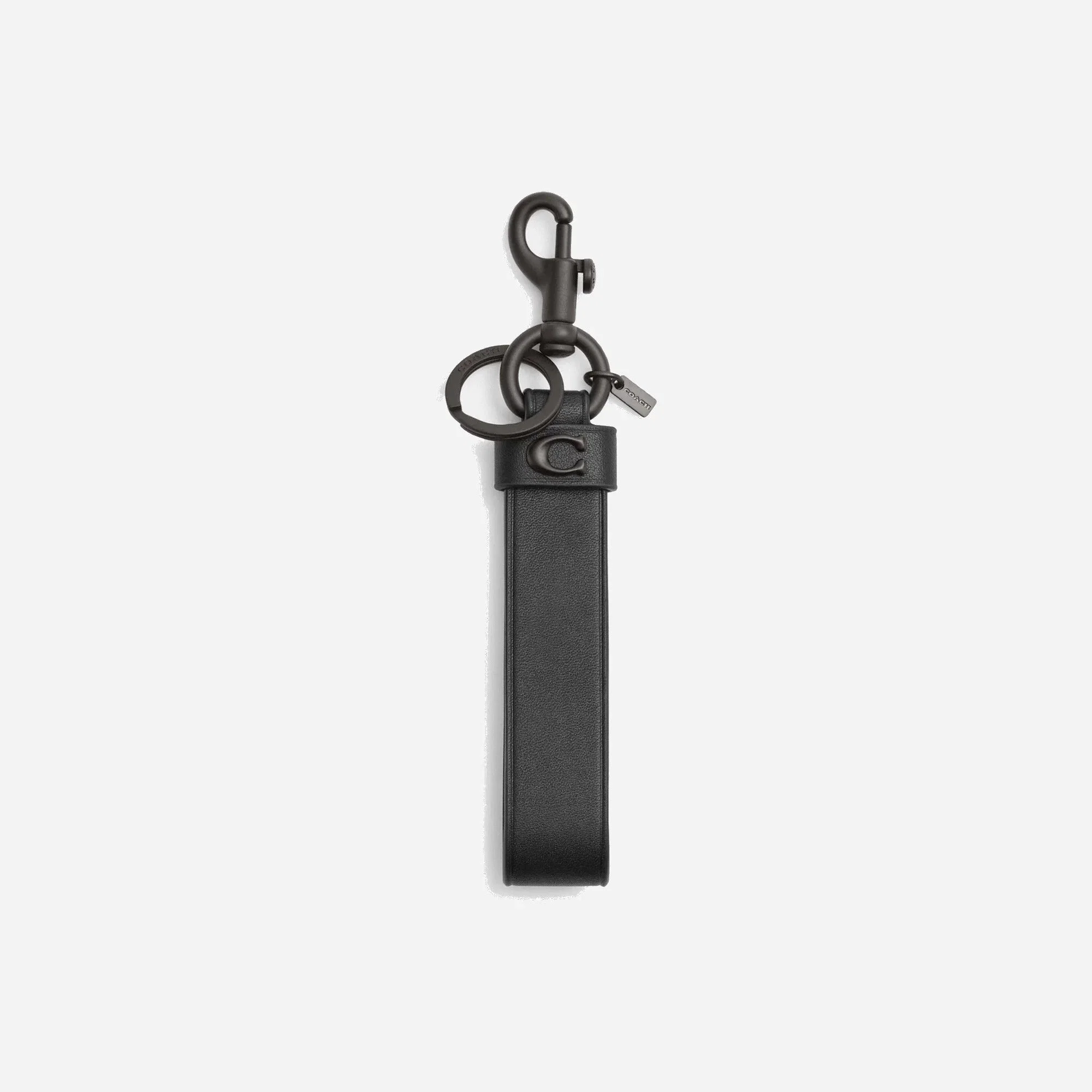 Coach Loop Bag Charm Black
