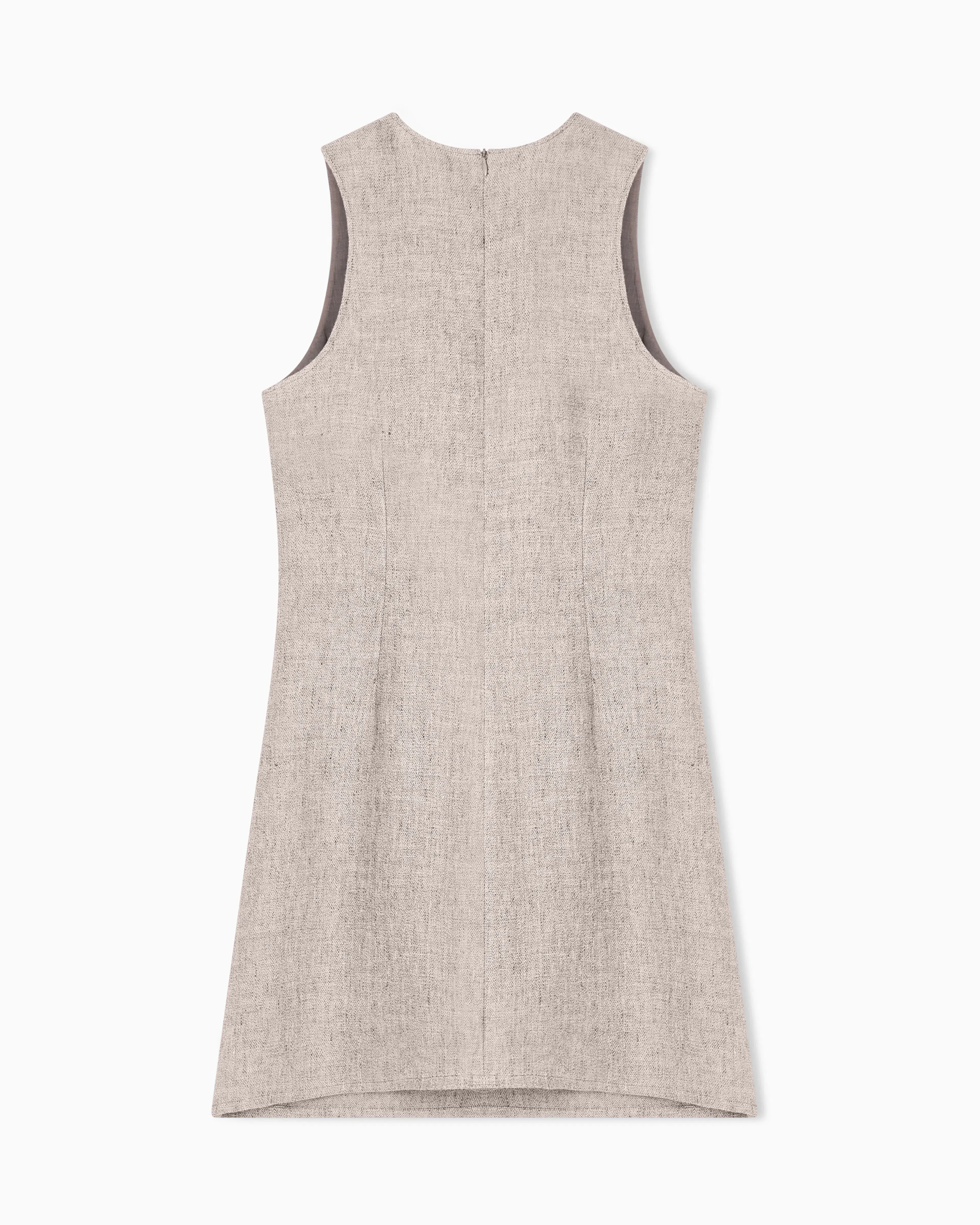 Emporio Armani Heavy linen canvas dress