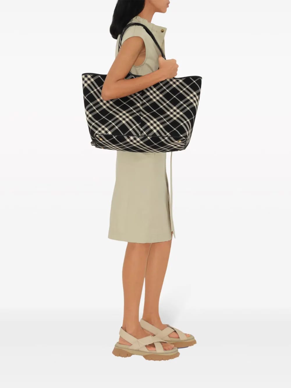 medium Vintage Check tote bag