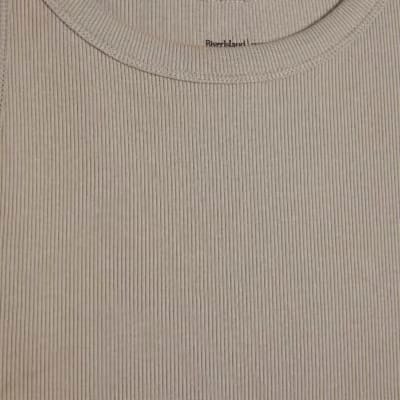 Beige Rib Cami Top