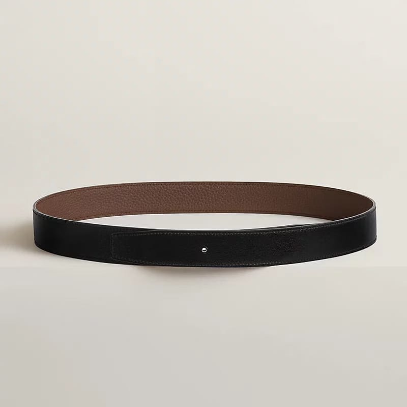 Reversible leather strap 32 mm