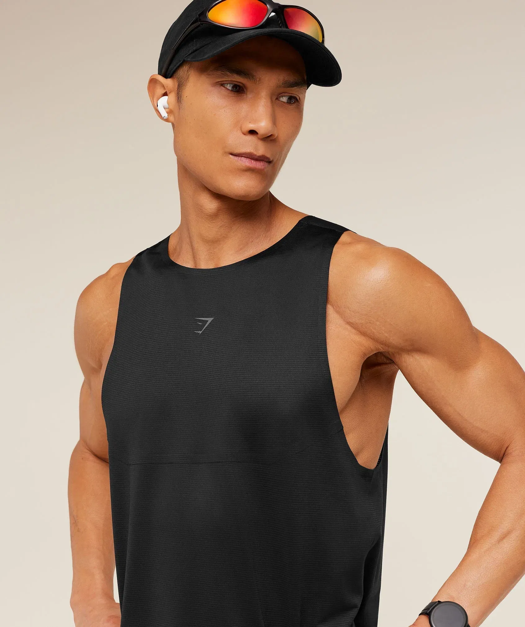 Gymshark Running Elite Tank - Black