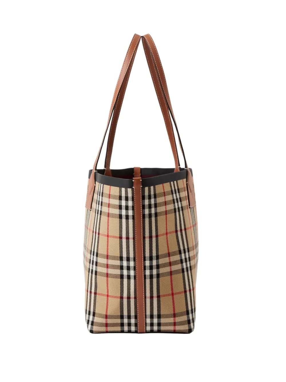 medium London check-pattern tote bag