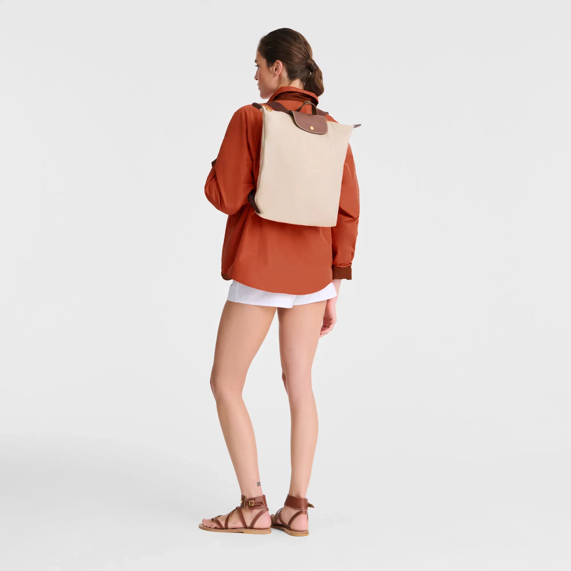 Longchamp Le Pliage Original M Backpack Paper
