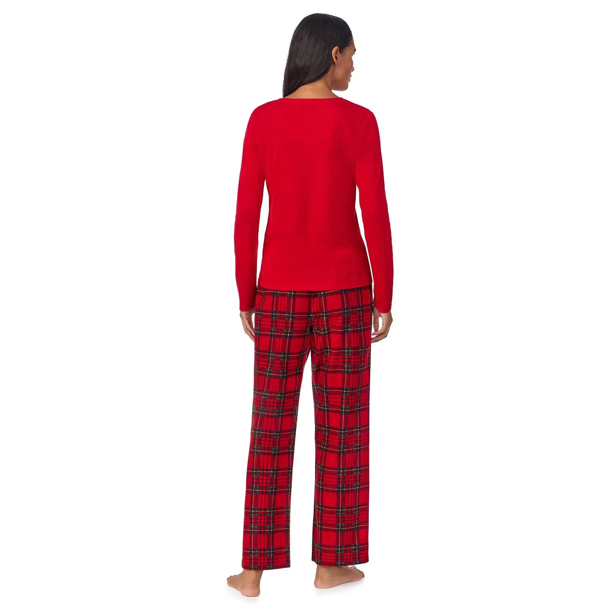 Logo Fleece Long Sleeve Pyjama Sets