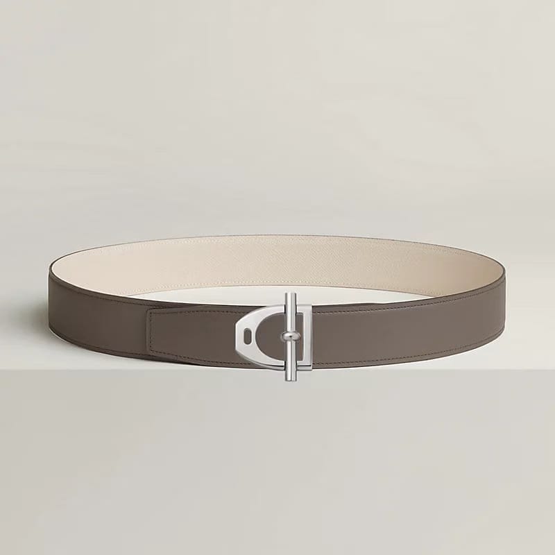 Neo Etrier belt buckle & Reversible leather strap 38 mm