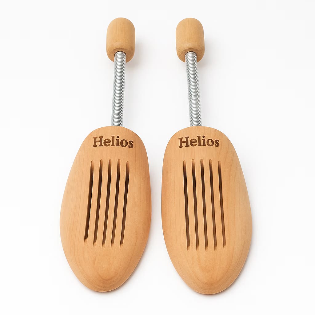 Helios Lotus Wood Shoe Trees – Shape Keeper for Leather Shoes & Sneakers