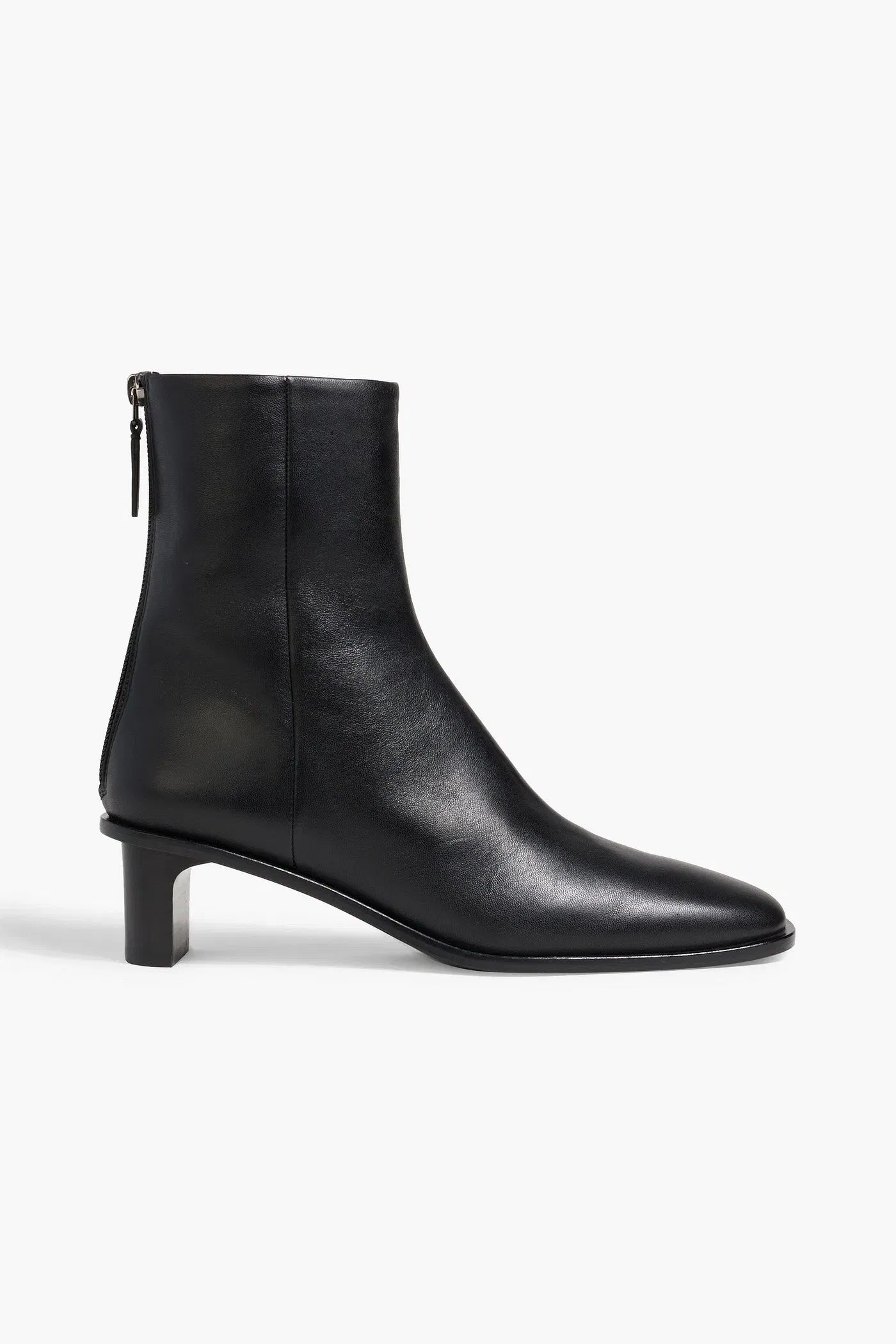 A.Emery Soma Leather Ankle Boots Black Women's