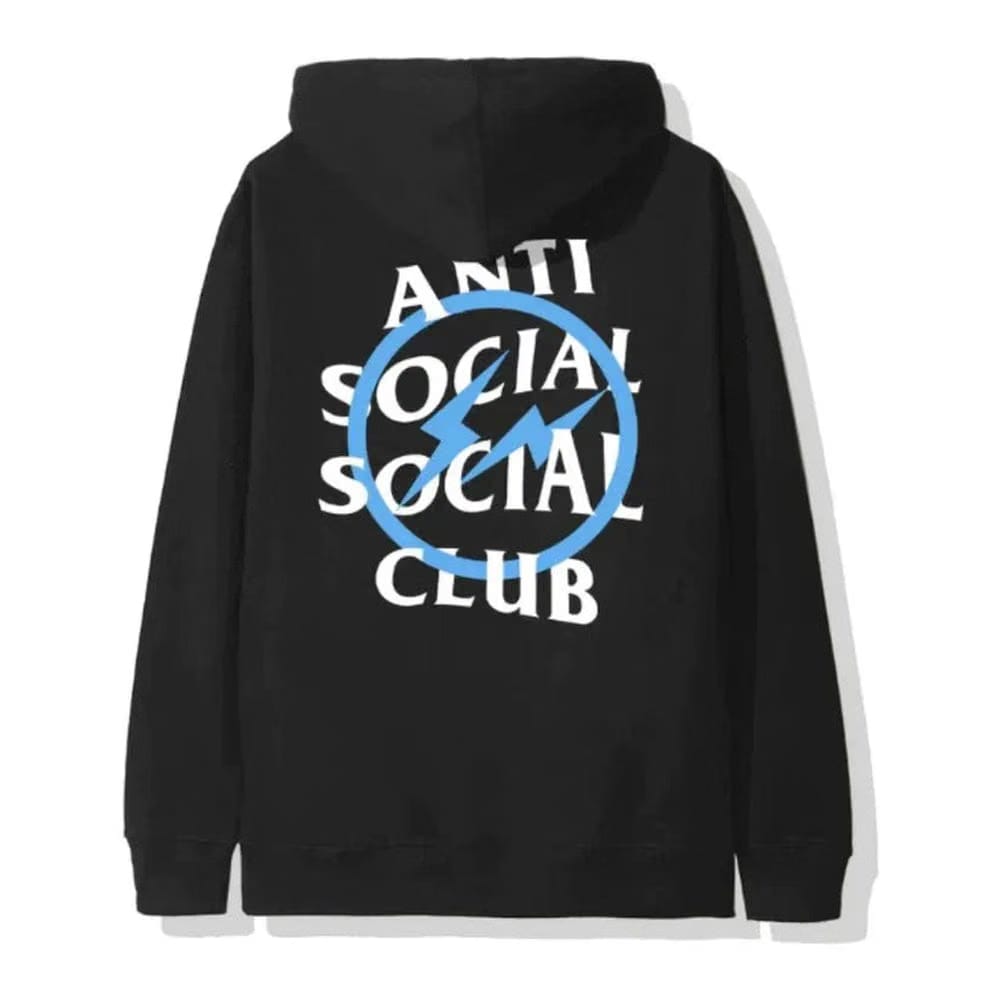 Anti Social Social Club x Fragment Bolt Hoodie 'Blue'