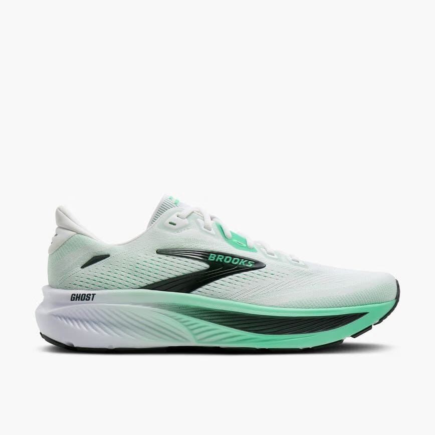 Brooks Ghost 18 White/Spring Bud/Spruce