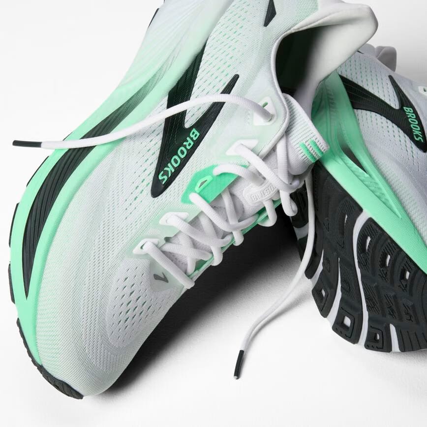 Brooks Ghost 18 White/Spring Bud/Spruce