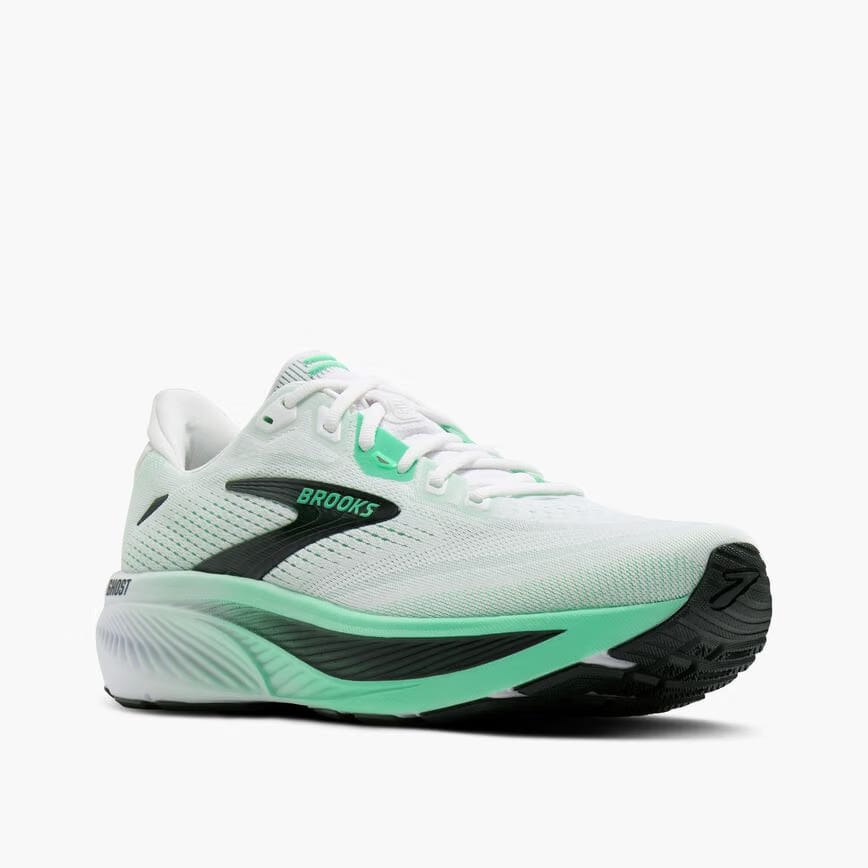 Brooks Ghost 18 White/Spring Bud/Spruce