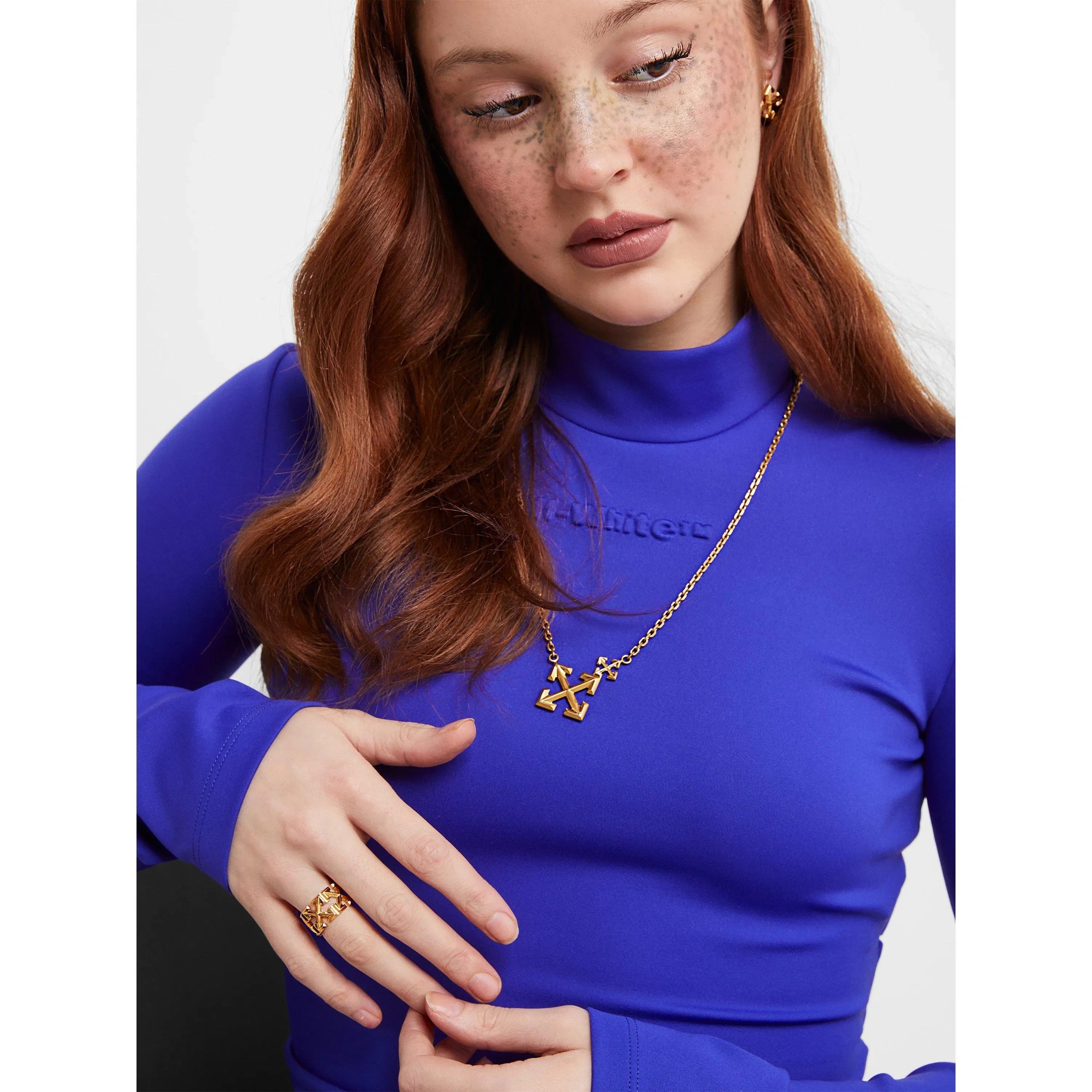 Arrows Logo Metal Ring