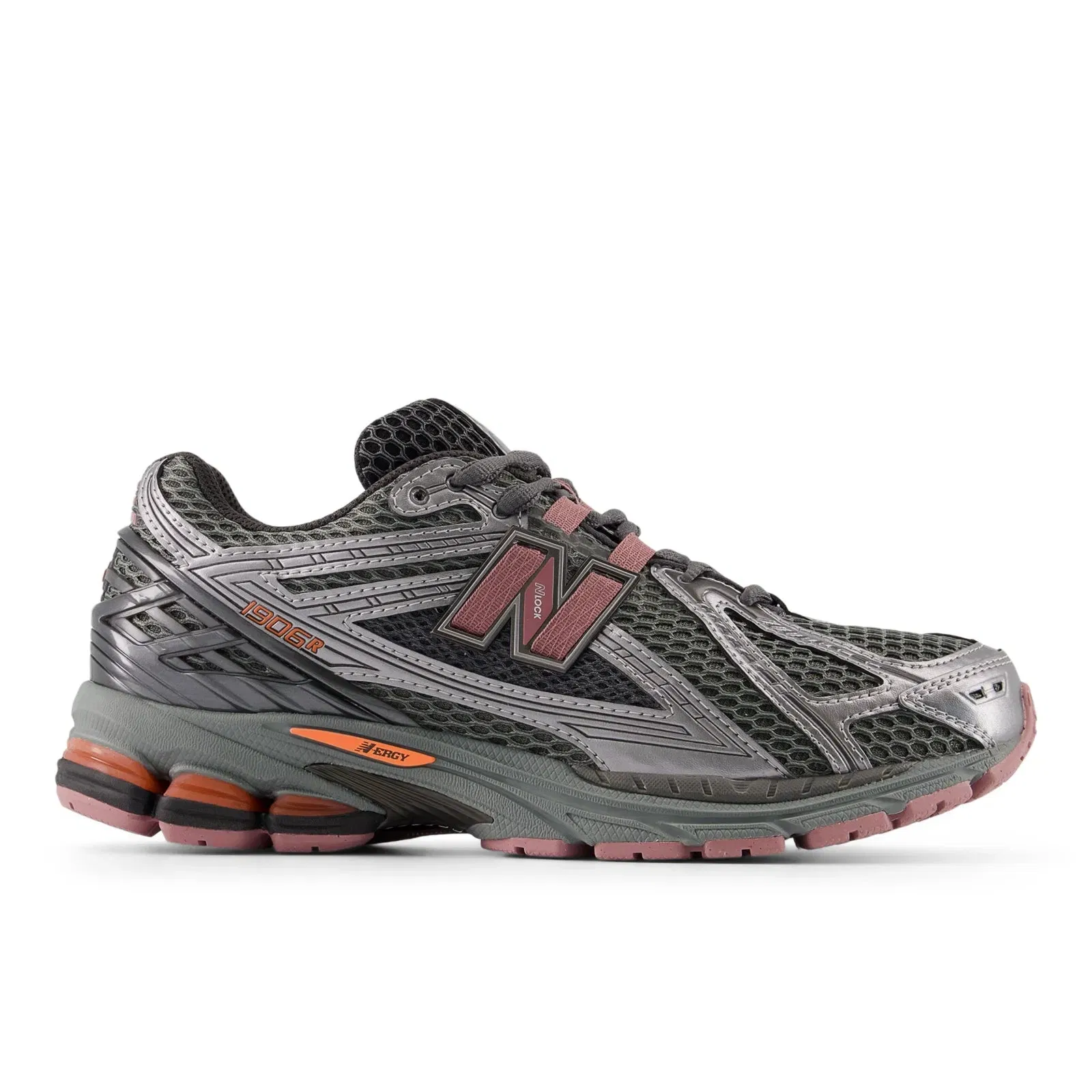 New Balance 1906R Dark Silver Metallic With Rosewood Dark Silver Metallic With Rosewood